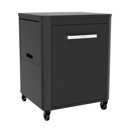 Cozze Roller Table with1 Door and Foldable Side Tables
