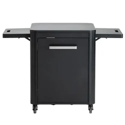 Cozze Roller Table with1 Door and Foldable Side Tables - Image 3