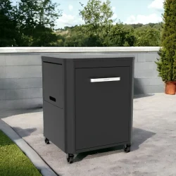 Cozze Roller Table with1 Door and Foldable Side Tables - Image 5