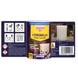 STV Citronella Pillar Candle - Image 2