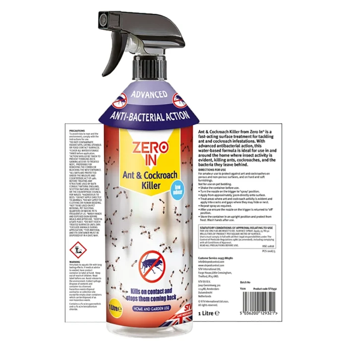 STV Anti-Bacterial Ant & Cockroach Killer - 1L RTU - Image 2