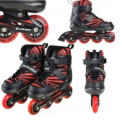 Winmax KINETIK Kids Inline Skate Combo Set-Red - Image 2