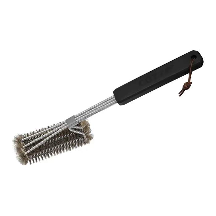 Cozze steel brush 30x6x40 cm with PP handle - stainless steel - Image 2