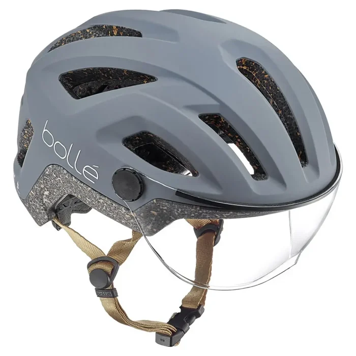 ECO REACT VISOR Cool Grey Matte S 52-55cm - Clear Cat 0 - Image 3